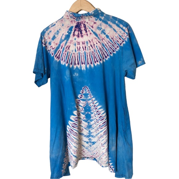 Gaerabert BOHO Queen TieDye Swing Tunic made in Thailand M/L - Picture 6 of 11
